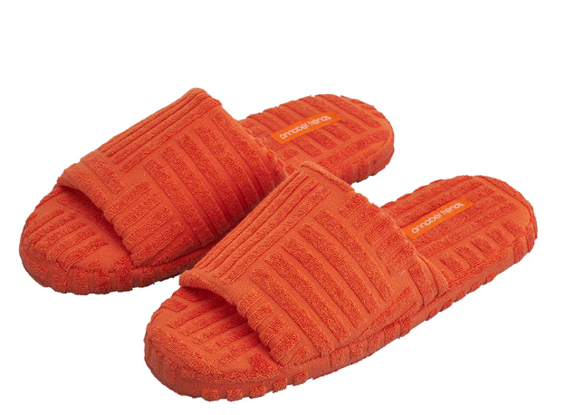 842STO SLIPPER TERRY ORANGE