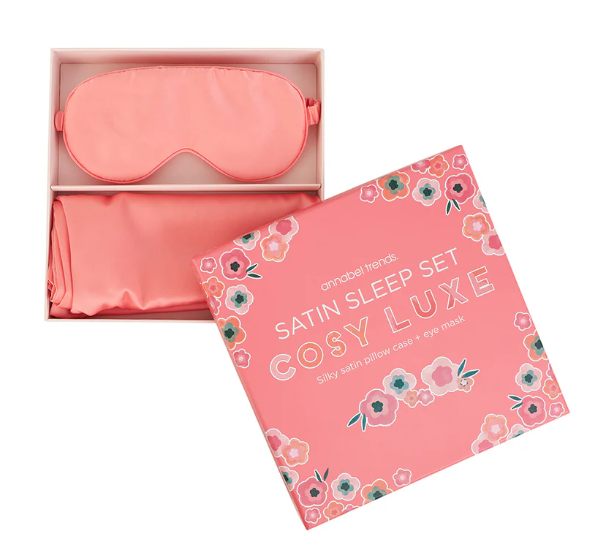 196CLME SLEEP SET SATIN MELON