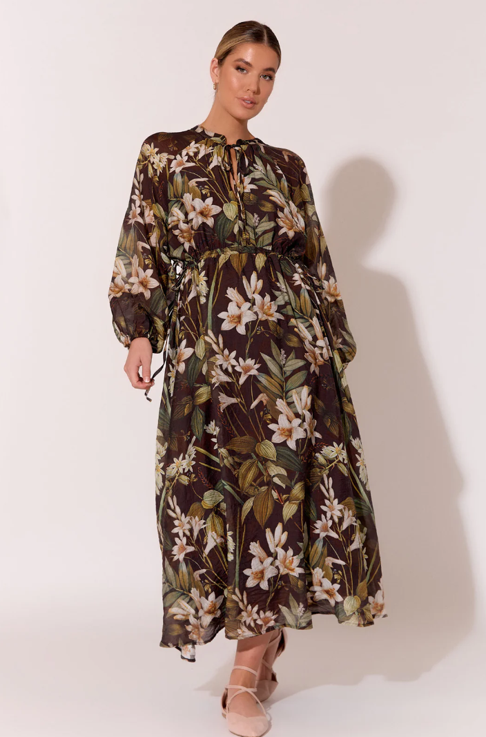 AJD-1475FLOR POPPY DRESS