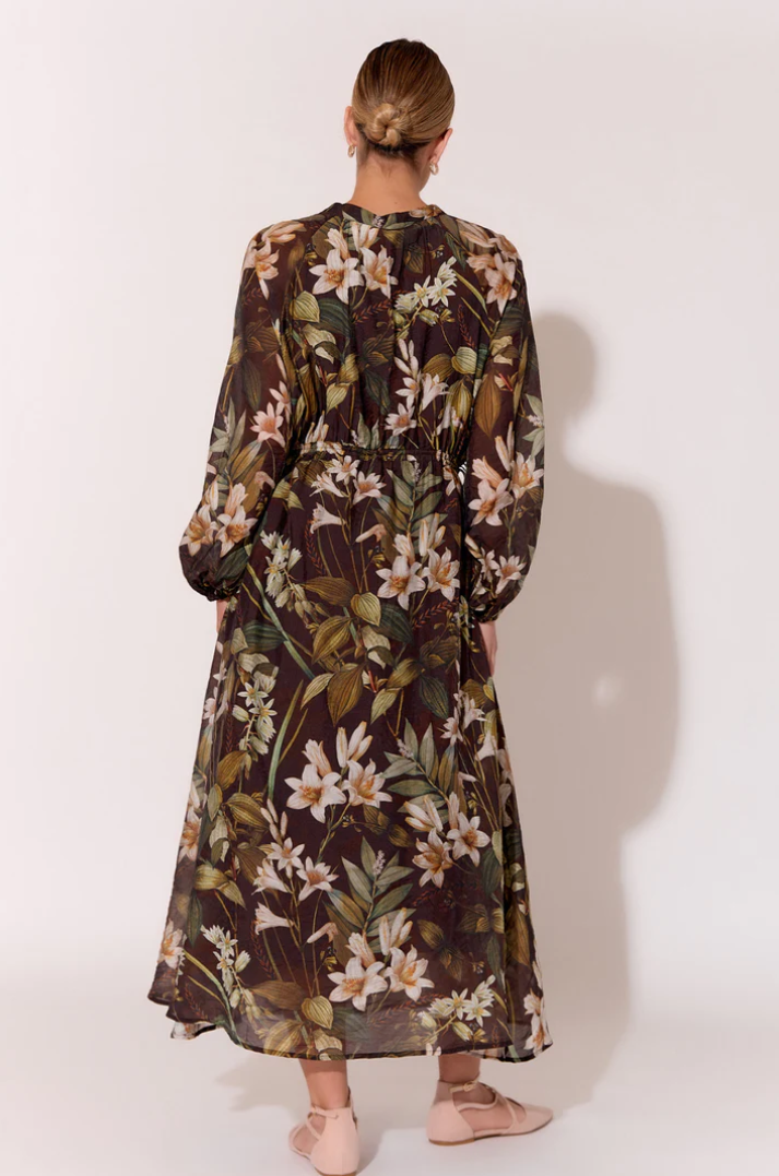 AJD-1475FLOR POPPY DRESS