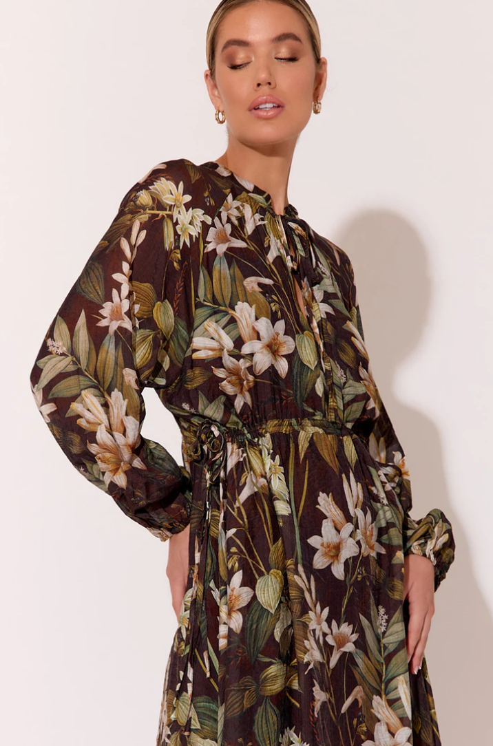 AJD-1475FLOR POPPY DRESS