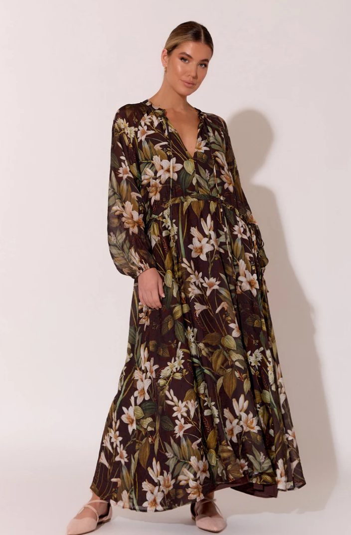 AJD-1475FLOR POPPY DRESS
