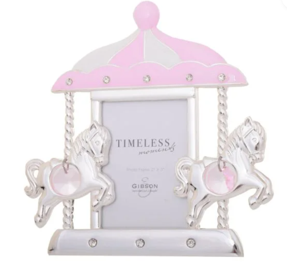 BABY GIRL CAROUSEL FRAME 2X3