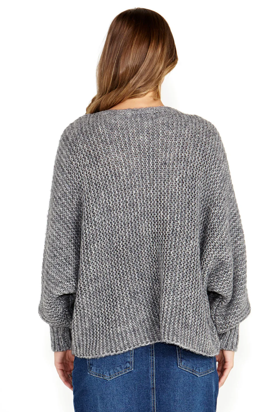 BELINDA CHUNKY KNIT GREY