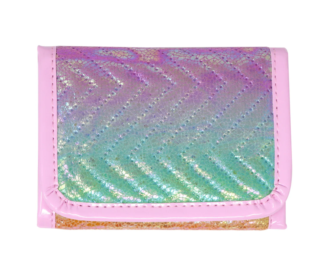 PINK POPPY UNICORN QUILTED RAINBOW WALLET