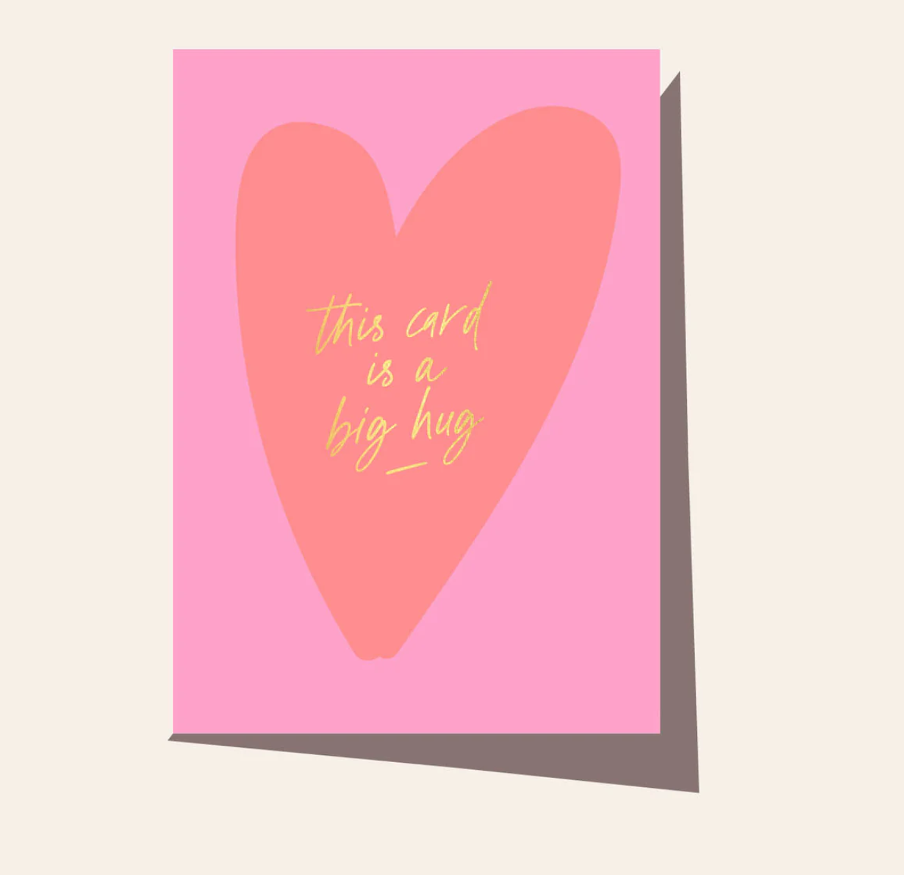 BIG HUG CARD HEART