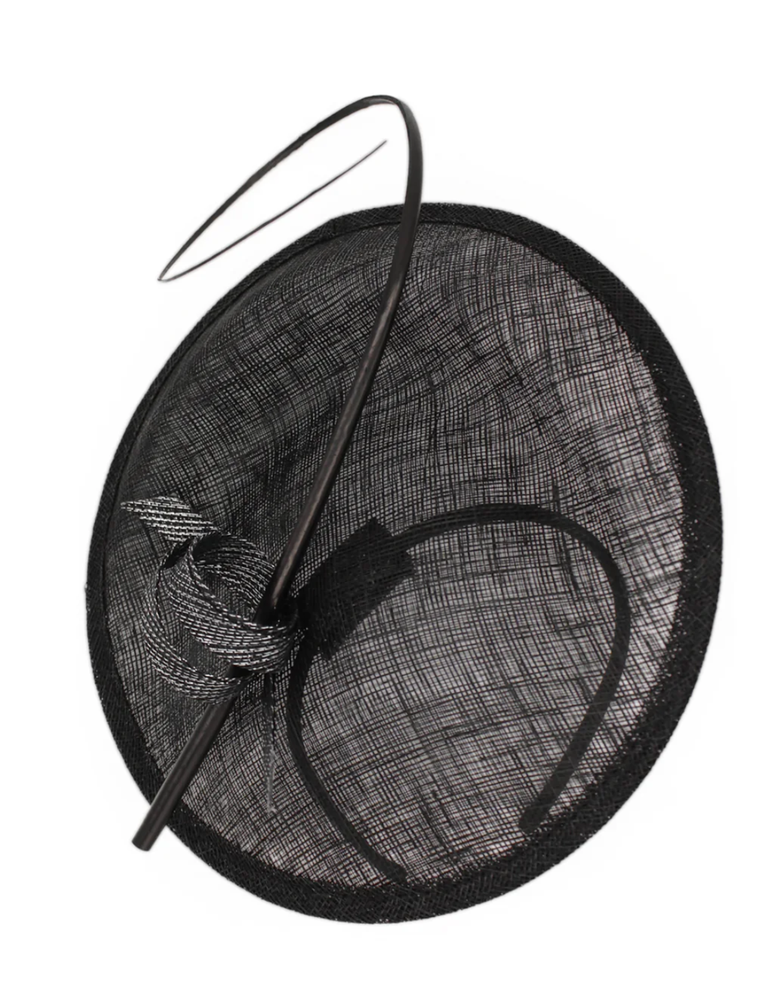ZEYA FASCINATOR BLACK