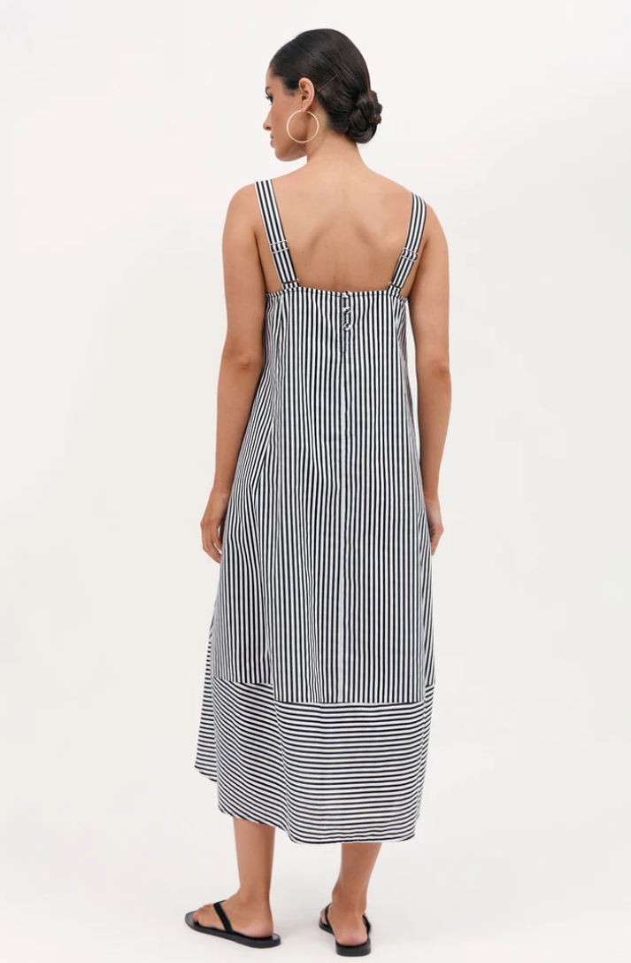SHAY STRIPE TULIP DRESS
