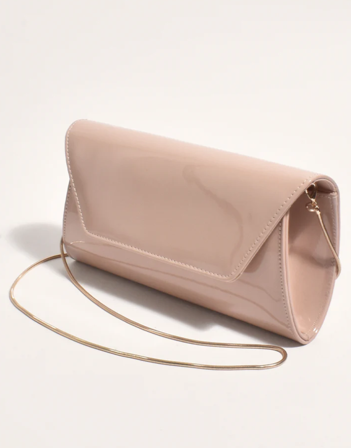 SUZIE GLOSS FOLDOVER CLUTCH