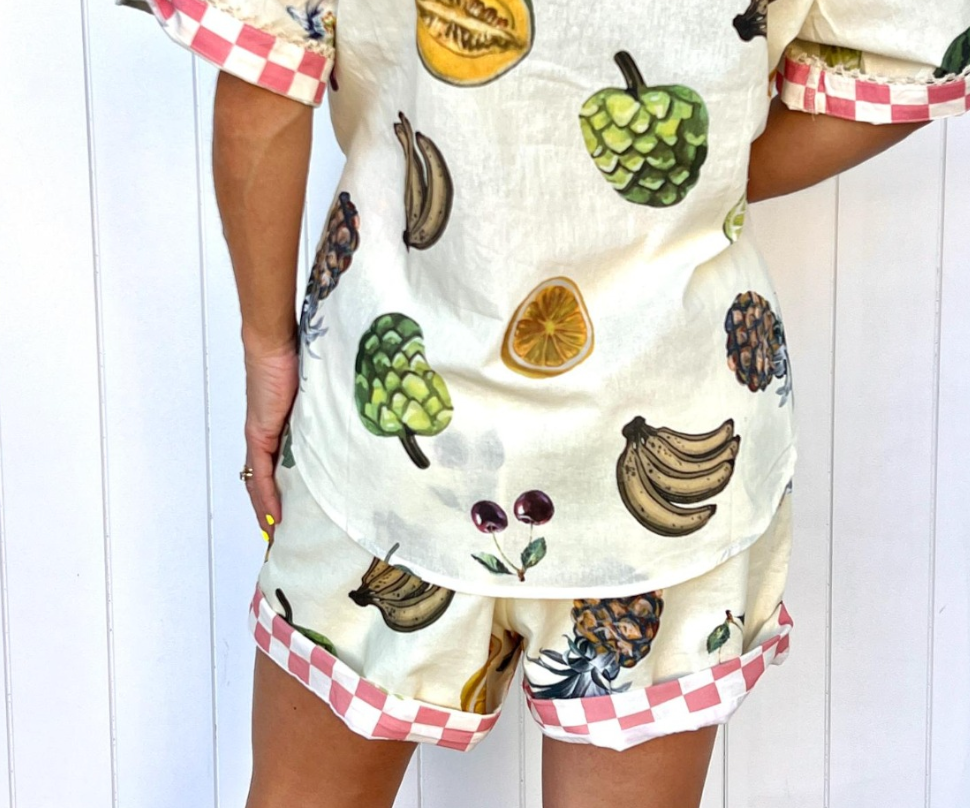 KIRRA TOP IN PINA COLADA