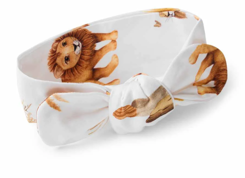 SNUGGLE HUNNY LION ORGANIC TOPKNOT