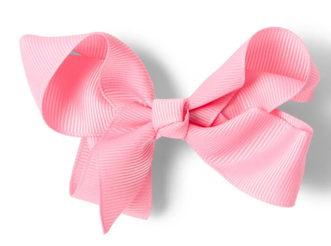 SNUGGLE HUNNY SHERBET PINK BOW HAIR CLIP