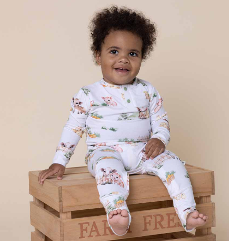 SNUGGLE HUNNY FARM ORGANIC GROWSUIT