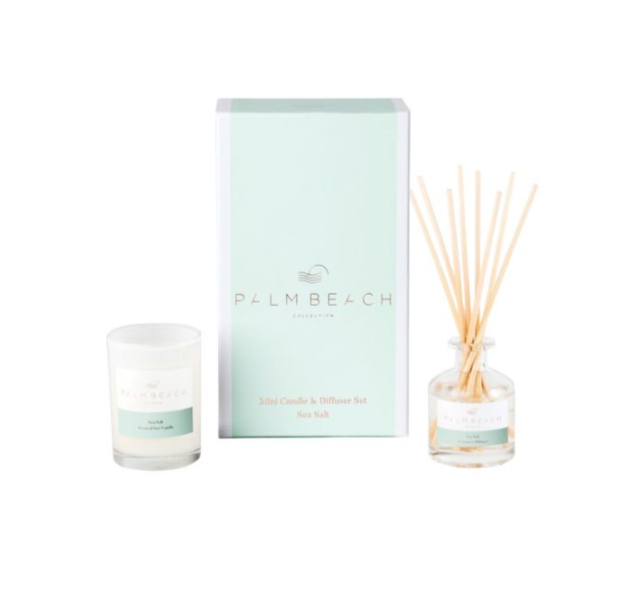 PALM BEACH MINI CANDLE DIFFUSER PACK SEA SALT