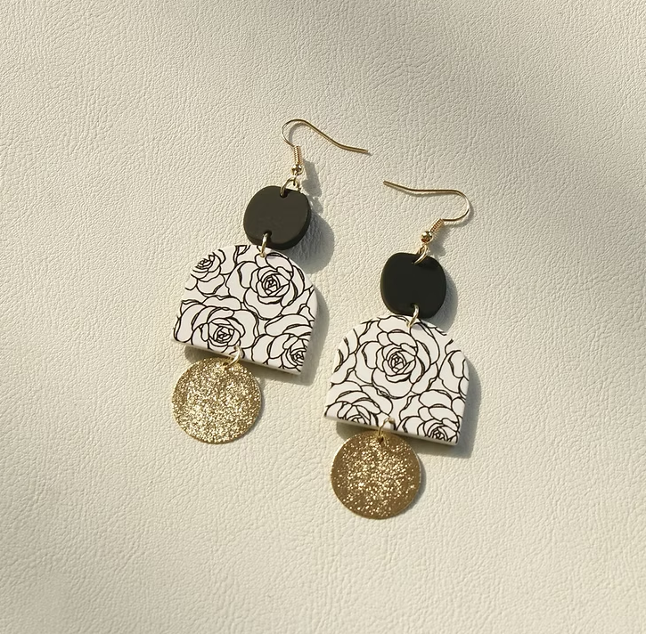E01793 CLAY EARRINGS