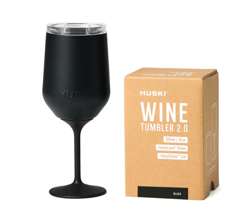 HUSKI WINE TUMBLER 2.0 BLACK