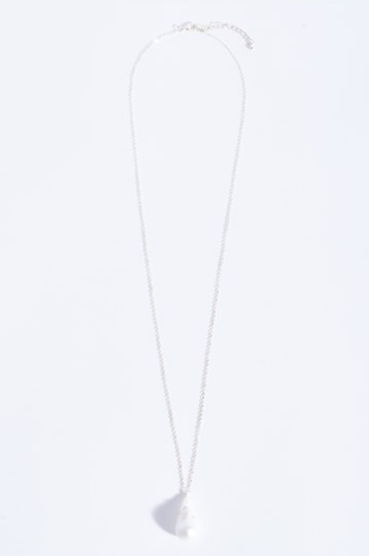 ADORNE PEARL DROP NECKLACE