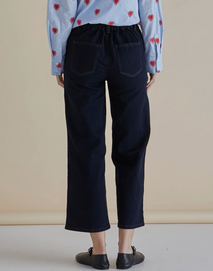 BETTY BASICS EASY RELAX JEAN BLUE DENIM