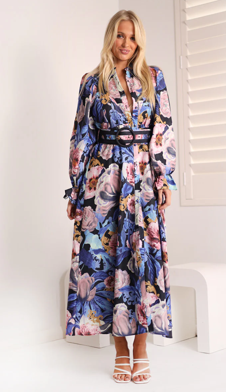 DONATELLA AZURE ROSE MAXI