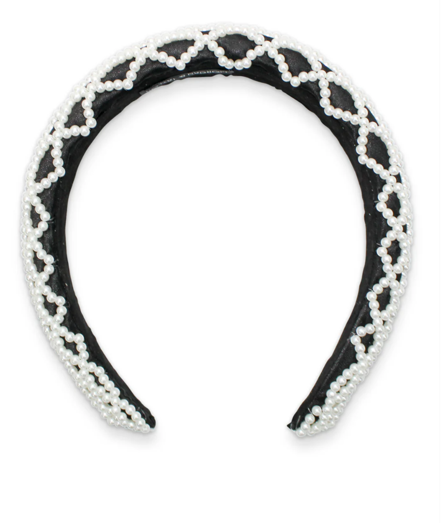 VALENCIA HEADBAND WHITE