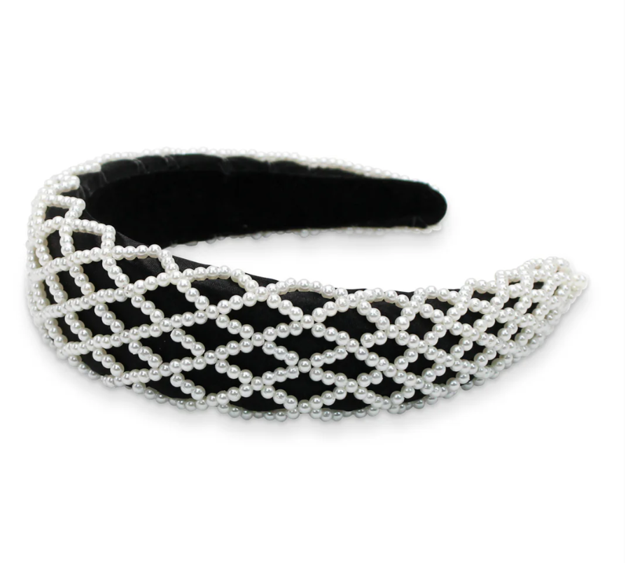 VALENCIA HEADBAND WHITE