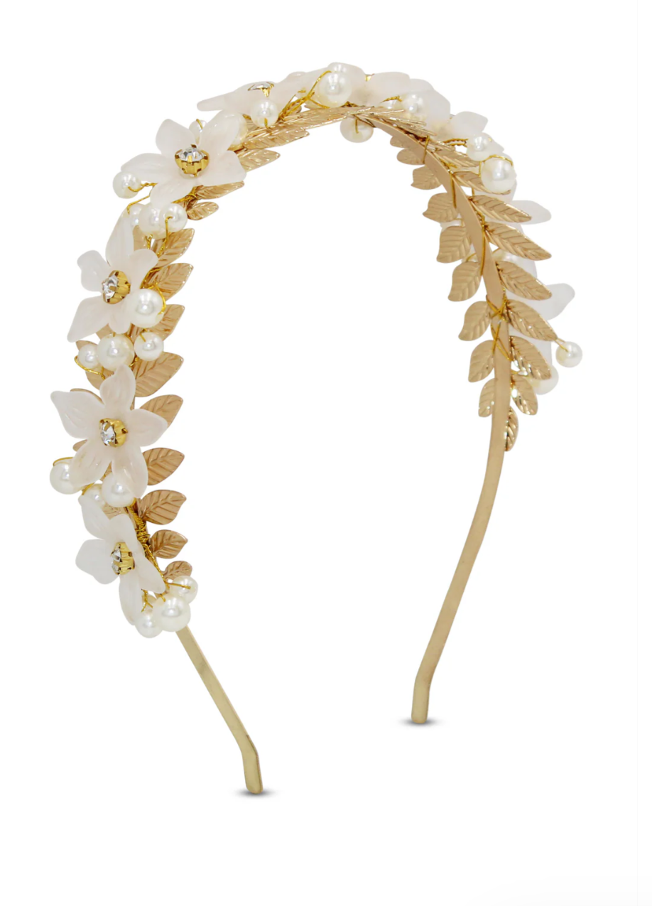 FLEUR PEARL FLOWER HEADBAND