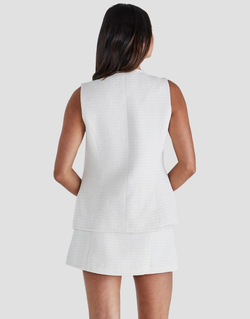 SASS NICO VEST CREAM