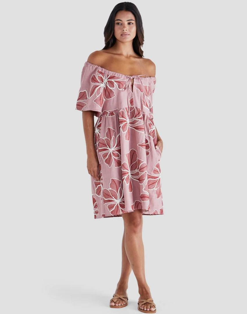 SASS FINLEY MINI DRESS PINK