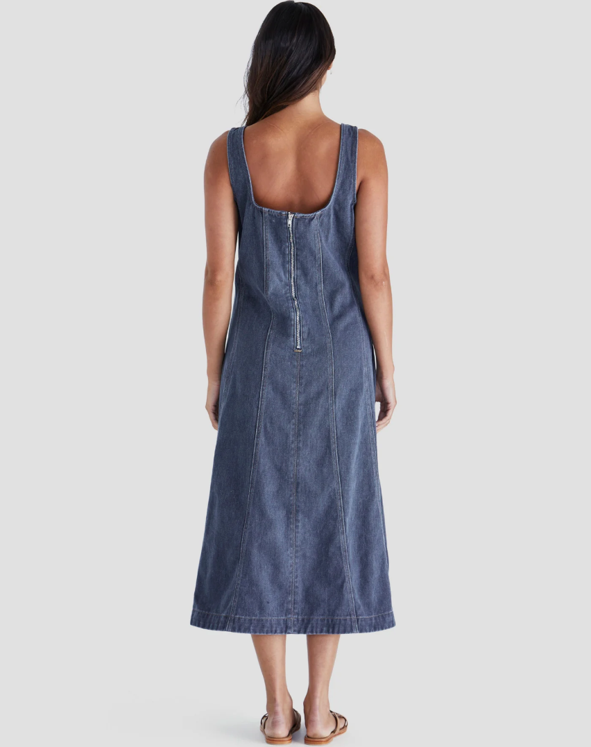 SASS AINSLEY DRESS DARK DENIM