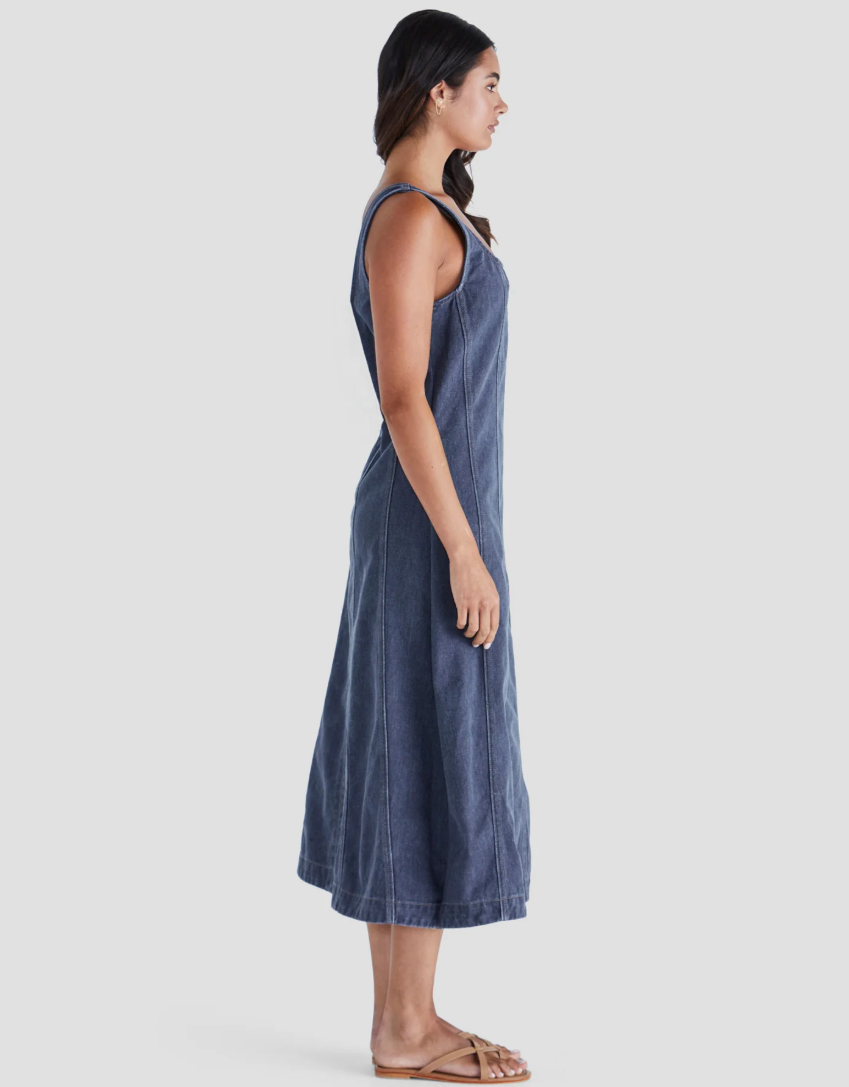 SASS AINSLEY DRESS DARK DENIM