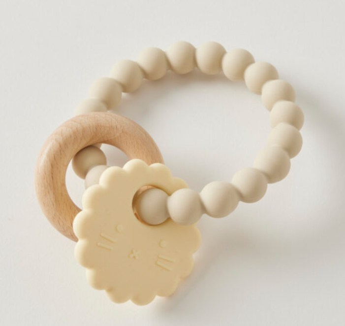 WREN SILICONE & WOOD TEETHER
