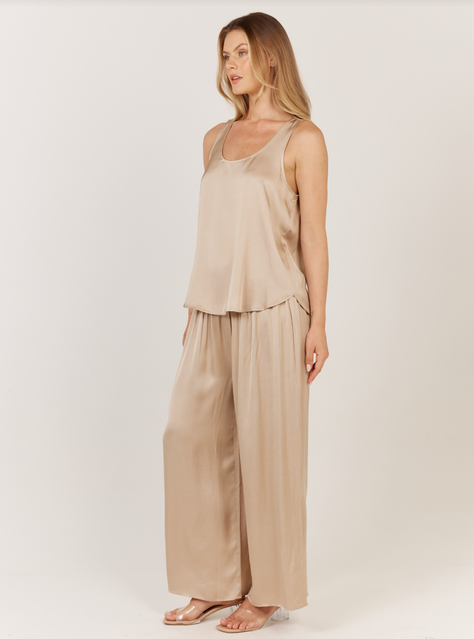 FATE & BECKER DASHER TANK CHAMPAGNE