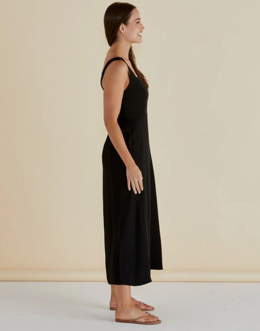 BETTY BASICS TEGAN MIDI DRESS BLACK