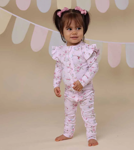 SNUGGLE HUNNY ALICE'S TEA PARTY CONVERTIBLE ROMPER