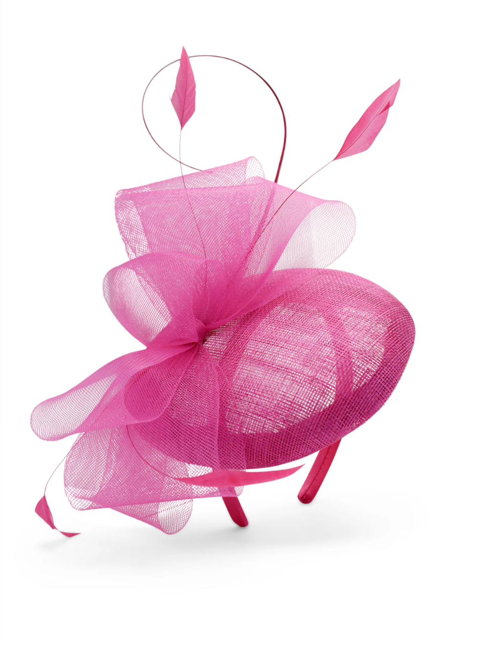 GABRIELA FASCINATOR HOT PINK