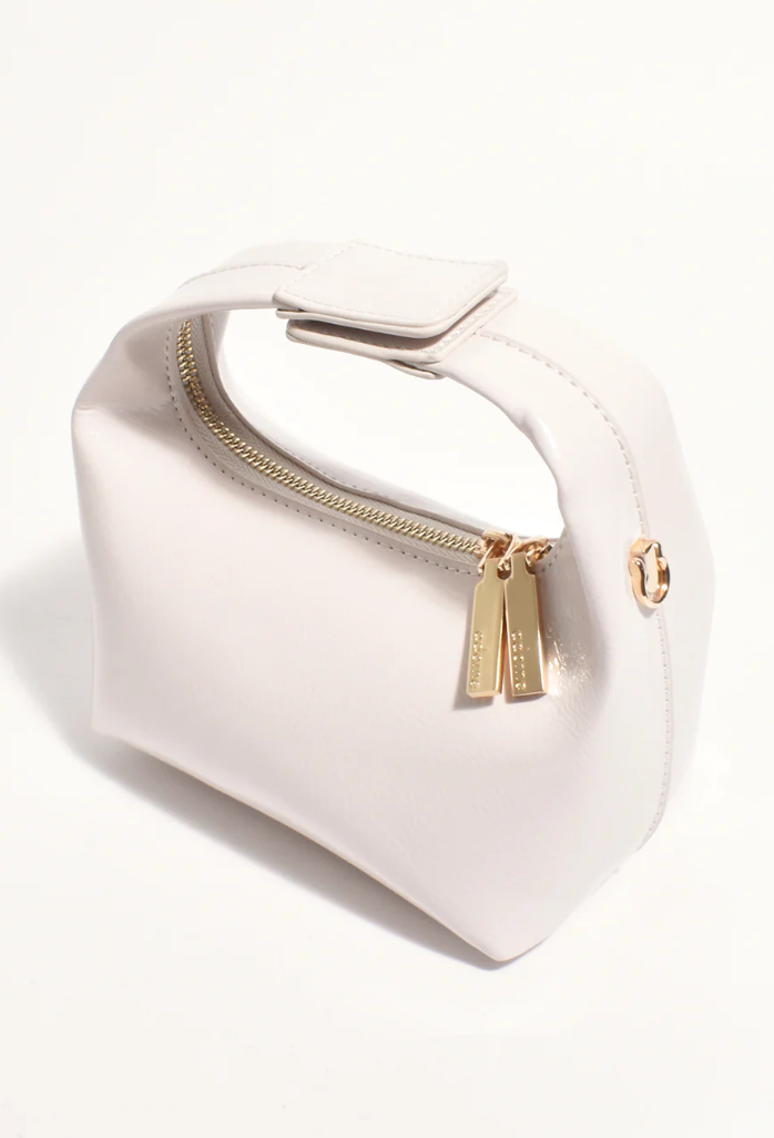 LIA CURVED SMALL BAG CREAM