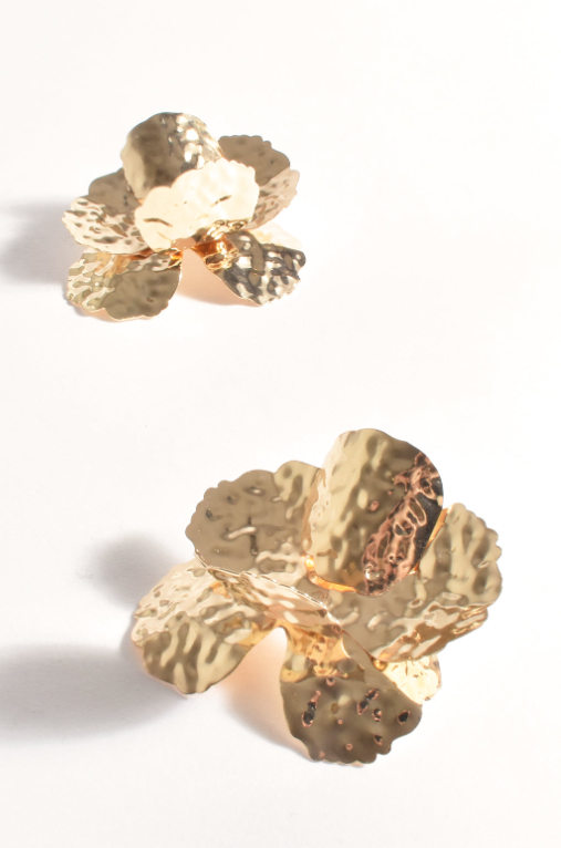 STATEMENT EVENT FLORAL EARRINGS