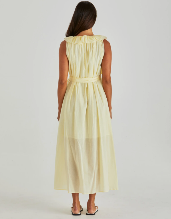 SASS LILLA RUFFLED NECK DRESS
