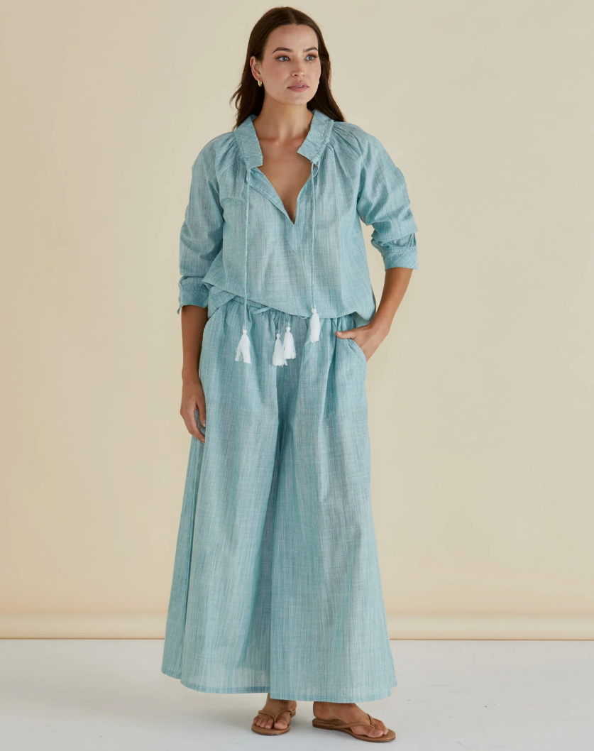 BETTY BASICS TATUM WIDE LEG PANT