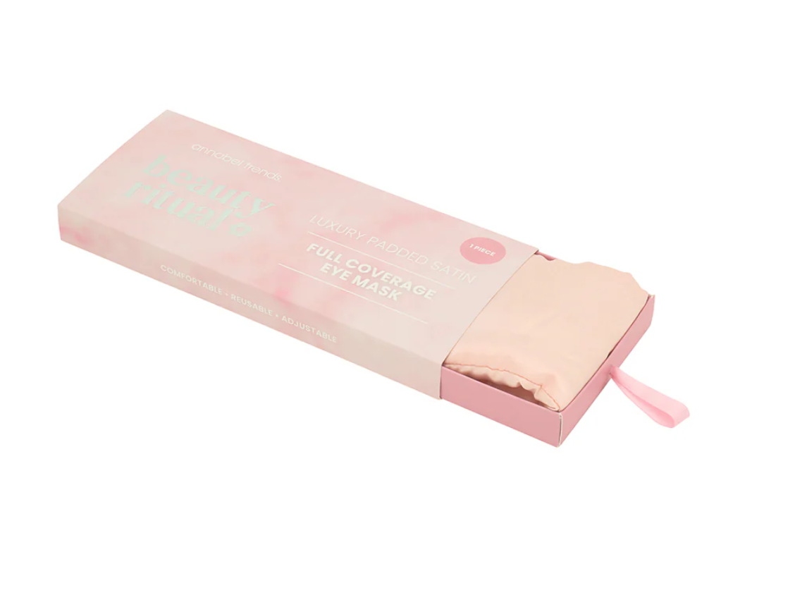 BEAUTY RITUAL FULL COVERAGE EYE MASK - DUSTY PINK