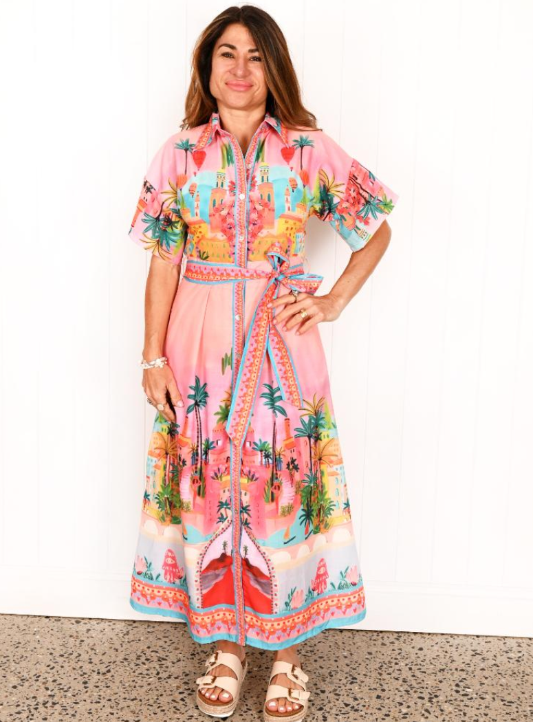 PORTOFINO SAGE MAXI DRESS