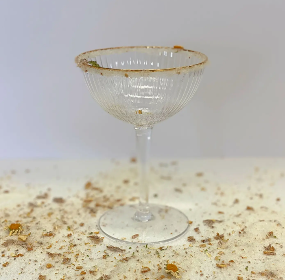 COCKTAIL CANDY SUGAR RIMS LEMON DAISIES