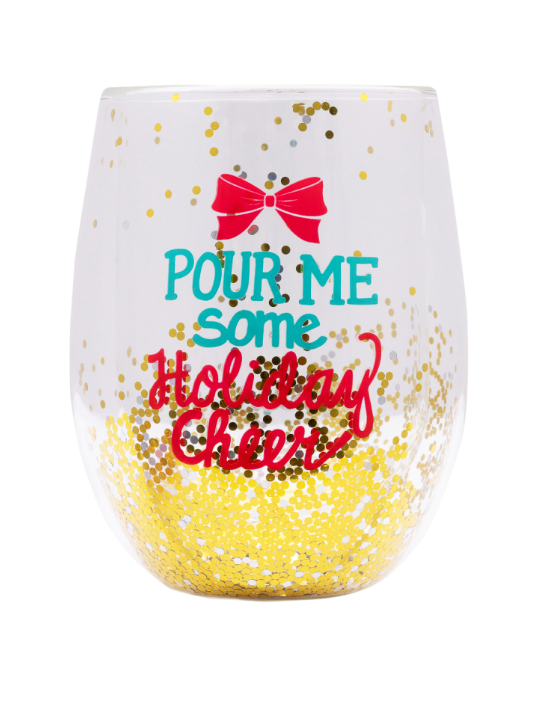 CHRISTMAS CHEERS STEMLESS GLASS