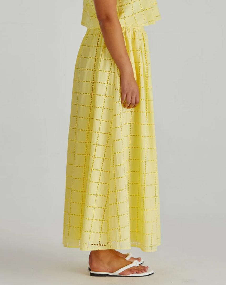 SASS HELMI BRODERIE FULL SKIRT
