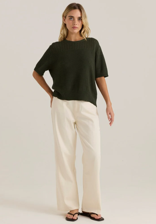 SASS CHERRI TEE OLIVE