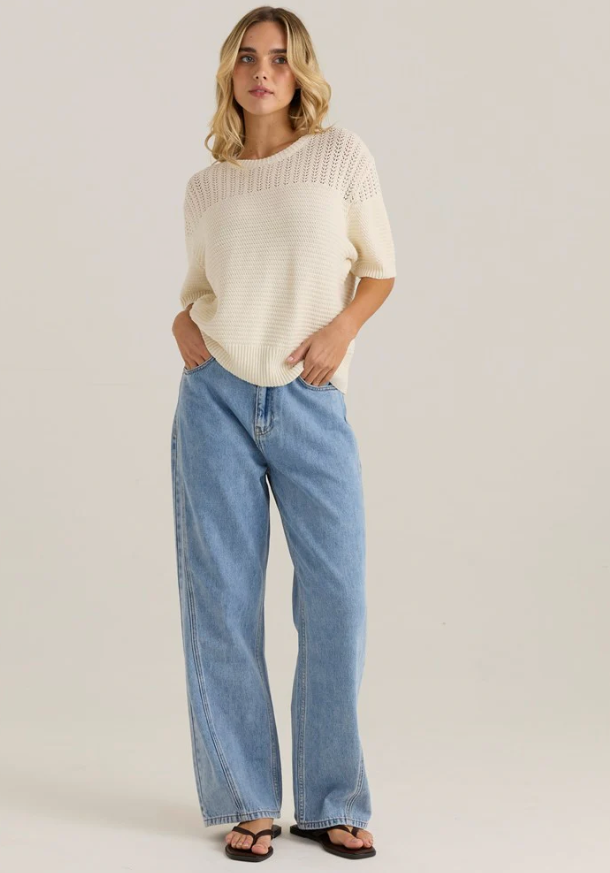 SASS CHERRI TEE CREAM