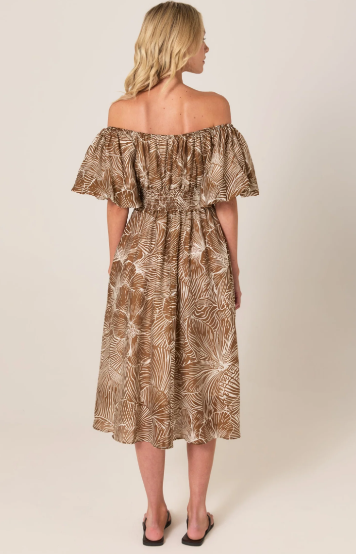 FATE & BECKER TALLULAH OFF-SHOULDER DRESS