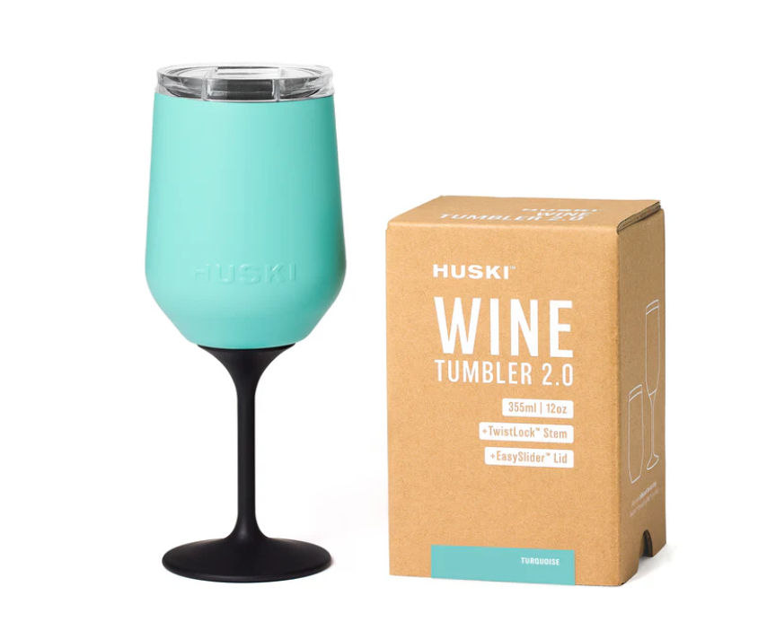 HUSKI WINE TUMBLER TURQUOISE