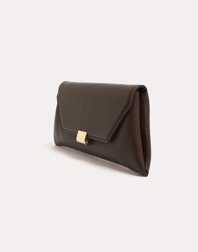 ADORNE RONA CLUTCH CHOC