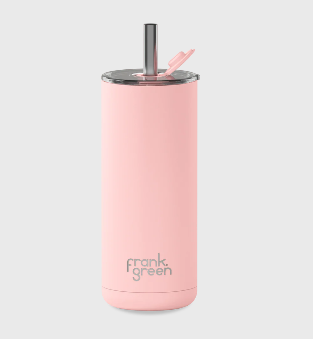 FRANK GREEN BIG CHILL CUP WITH STRAW BLUSHED